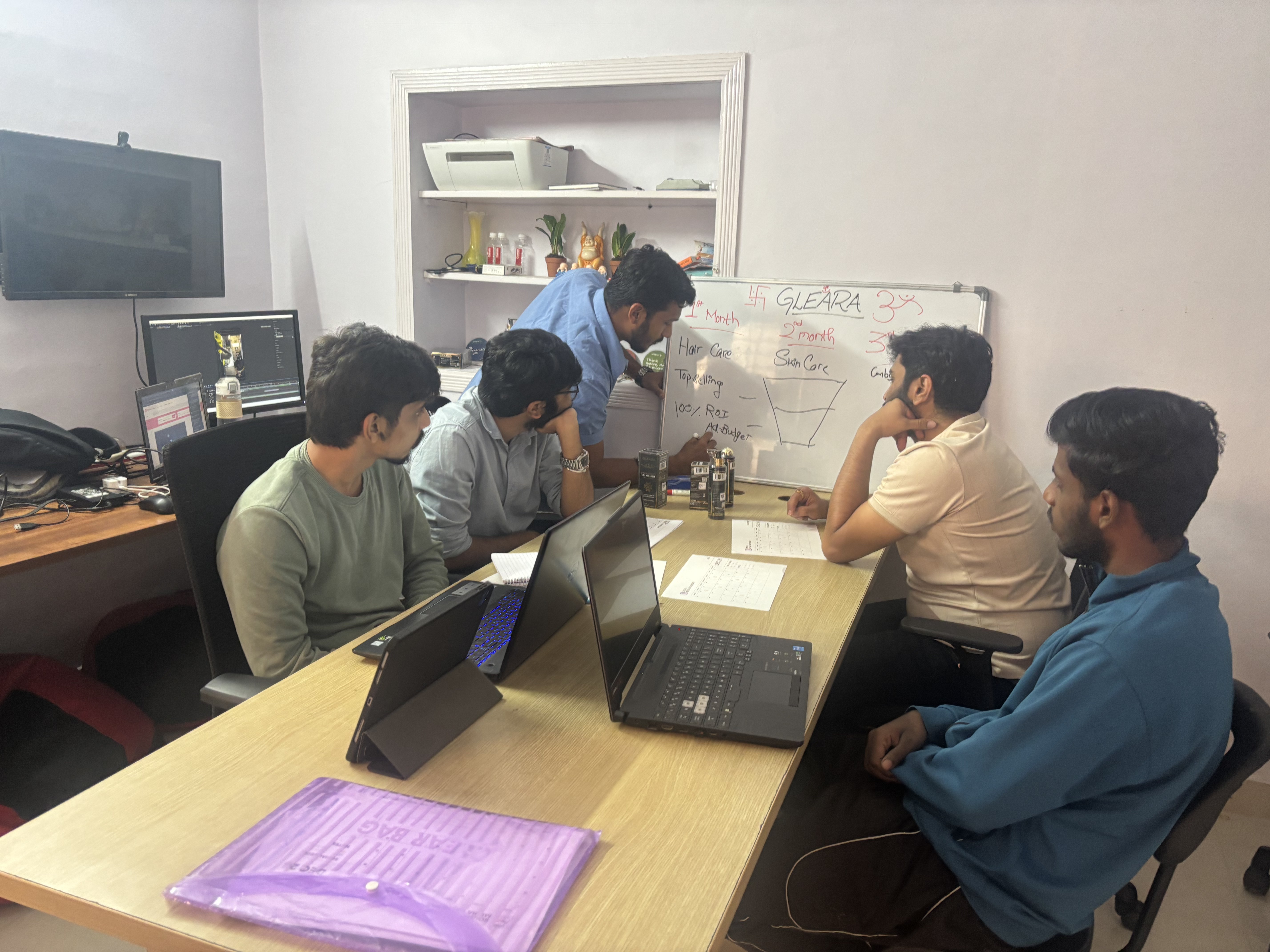 Strategy and content planning session